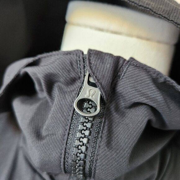 Lululemon Nonstop Hooded Jacket Zip Up Lightweight Water-Repellent Black - Picture 5 of 16